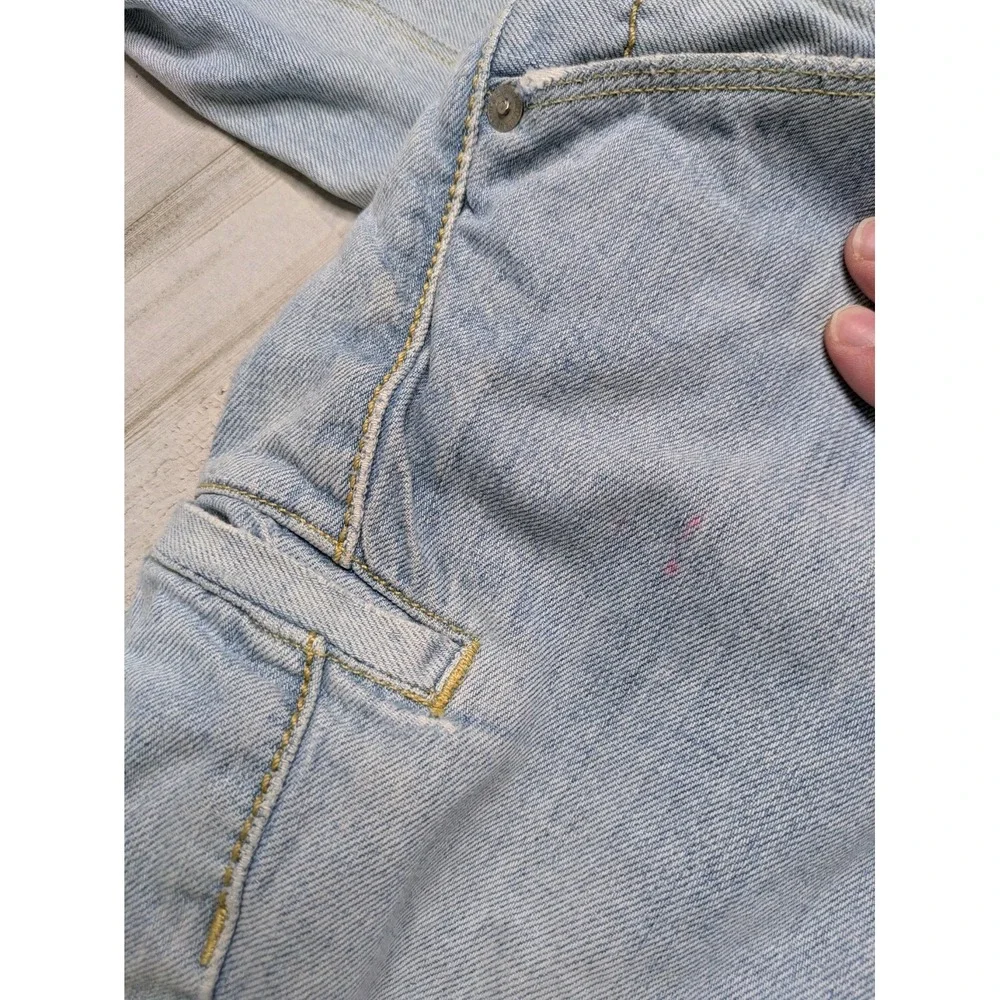 Vintage Levi's Engineered Twisted Jeans 34 (32x34) Hook Fastener Distressed Y2K